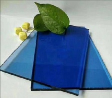 Dark Blue Reflective Float Glass